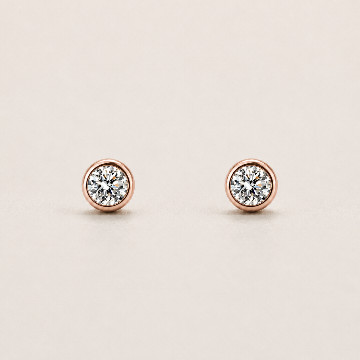 Mini Moissanite Stud Earrings