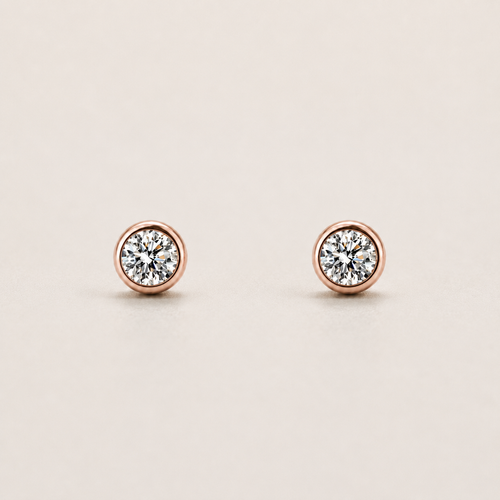 Mini Moissanite Stud Earrings