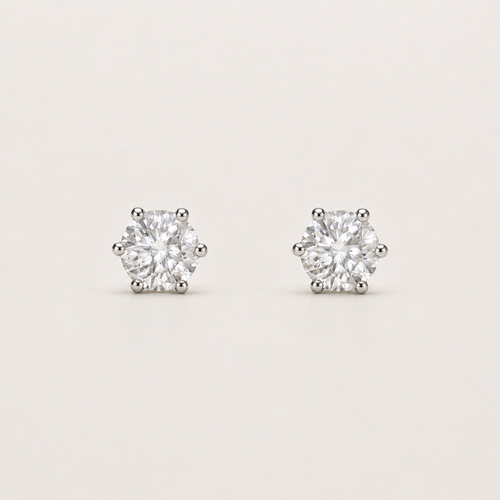 Classic Moissanite Stud Earrings
