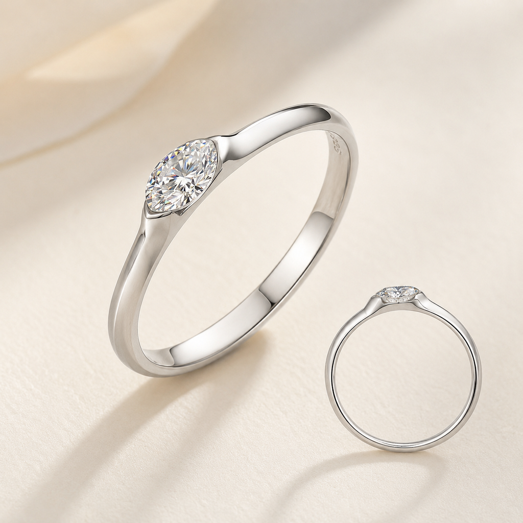 Elara Marquise Moissanite Ring