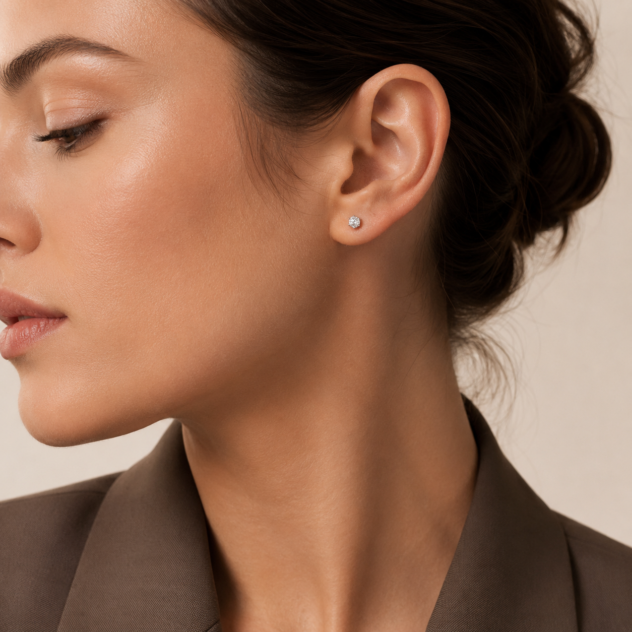 Classic Moissanite Stud Earrings