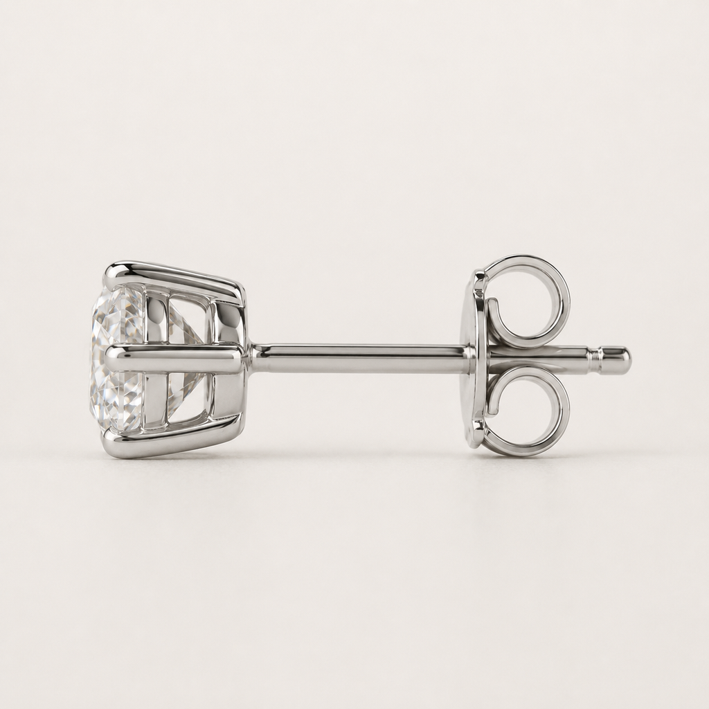 Classic Moissanite Stud Earrings